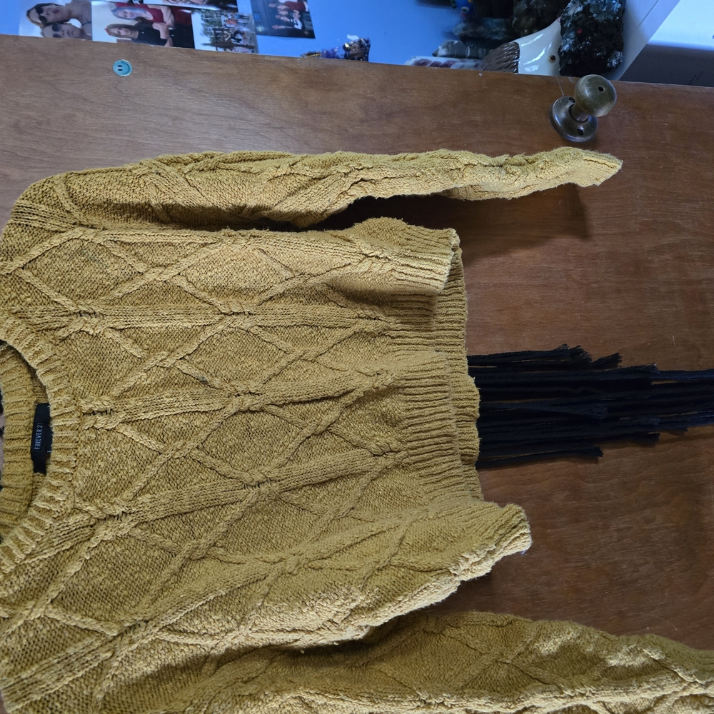 Cozy Mustard Sweater
